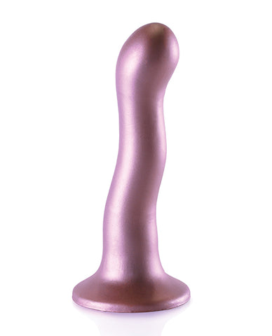 Shots Ouch 7" Curvy G-spot Dildo - Rose Gold
