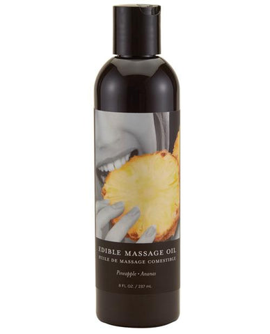 Earthly Body Edible Massage Oil - 8 Oz-Massage Products-Earthly Body-Pineapple-2 oz-Slightly Legal Toys