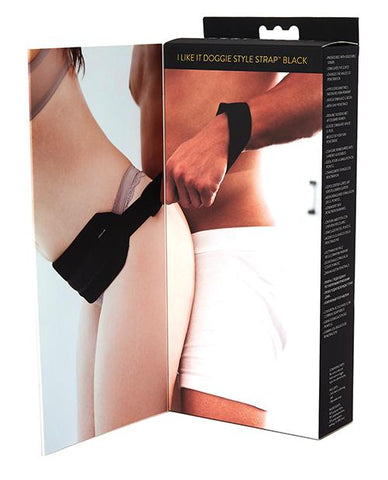 Sportsheets I Like It Doggie Style Strap - Slightly Legal Toys - Sportsheets I Like It Doggie Style Strap abs_plastic, BK - Black, polyester, polyethy, Positionary Aids Sportsheets International