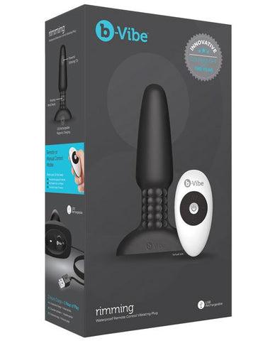 b-Vibe Rimming Plug - Slightly Legal Toys - b-Vibe Rimming Plug Butt Plugs - Vibrating, Rechargeable Cotr INC