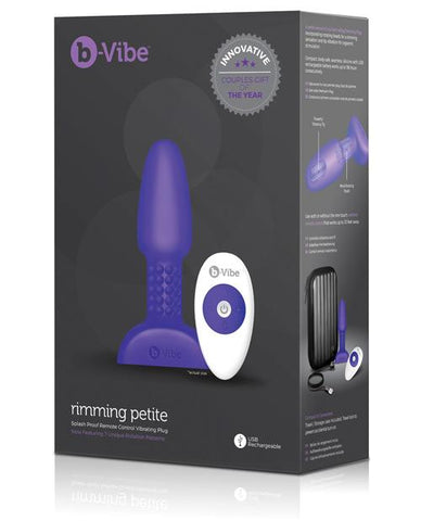 b-Vibe Rimming Plug - Slightly Legal Toys - b-Vibe Rimming Plug Butt Plugs - Vibrating, Rechargeable Cotr INC