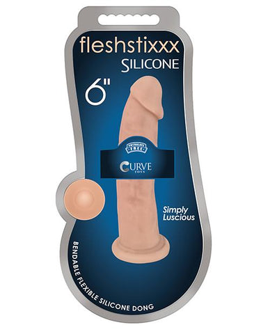 Fleshstixxx 6" Dual Density Bendable Dong