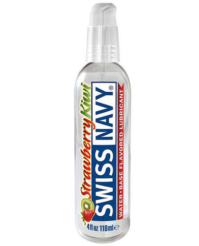 Swiss Navy Water-Based Flavored Lubricant - 4 Oz