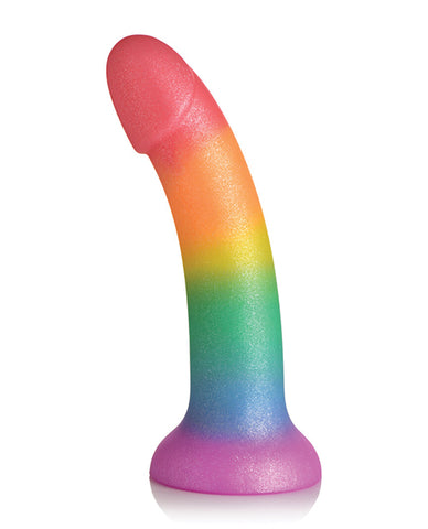 Simply Sweet 6.5" Phallic Rainbow Dildo