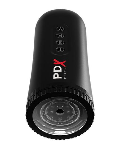 PDX Elite Moto Blower - Stroking, Suction & Vibration - Slightly Legal Toys - PDX Elite Moto Blower - Stroking, Suction & Vibration abs_plastic, BK - Black, Miscellaneous Masturbators - Vibrating, silicone, thermopla, Vibrating Masturbator Pipedream Products