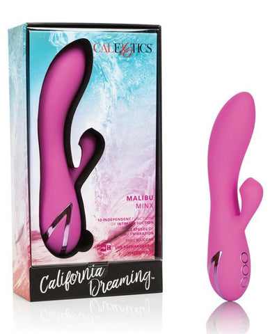 California Dreaming Malibu Minx - Slightly Legal Toys - California Dreaming Malibu Minx abs_plastic, Miscellaneous, motor bunny, Pressure Waves, silicone, sucking rabbit California Exotic Novelties