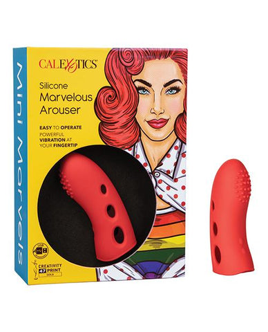 Mini Marvels Marvelous Arouser Finger Vibe - Slightly Legal Toys - Mini Marvels Marvelous Arouser Finger Vibe Finger, silicone California Exotic Novelties