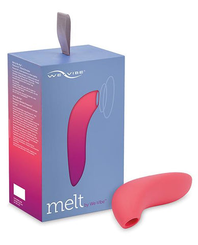 We-vibe Melt - Coral - Slightly Legal Toys - We-vibe Melt - Coral Box, Clit Ticklers, CR - Coral, silicone Wow Tech