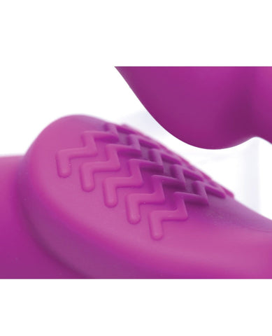 Strap U Vibrating Strapless Silicone Strap On Dildo-Strap Ons-Xr LLC-Slightly Legal Toys