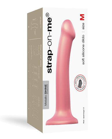 Strap-On-Me Soft Silicone Dildo - Metallic Shine Collection