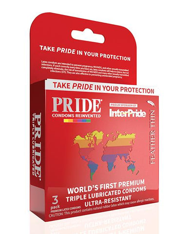 Random 3 Pack of Condoms - Slightly Legal Toys - Random 3 Pack of Condoms Slightly Legal Toys