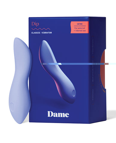 Dame Dip Classic Vibrator - Periwinkle