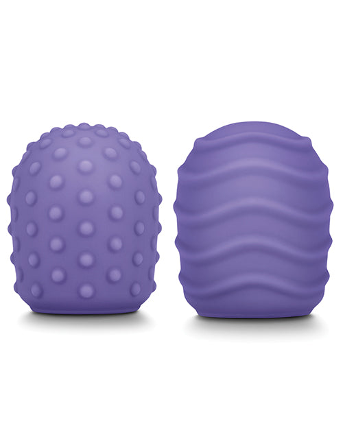 Le Wand Petite Pack of 2 Silicone Texture Covers - Violet