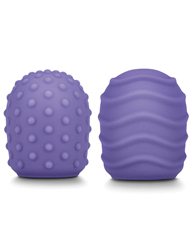 Le Wand Petite Pack of 2 Silicone Texture Covers - Violet