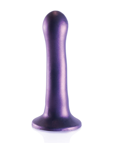 Shots Ouch 7" Curvy G-spot Dildo - Metallic Purple