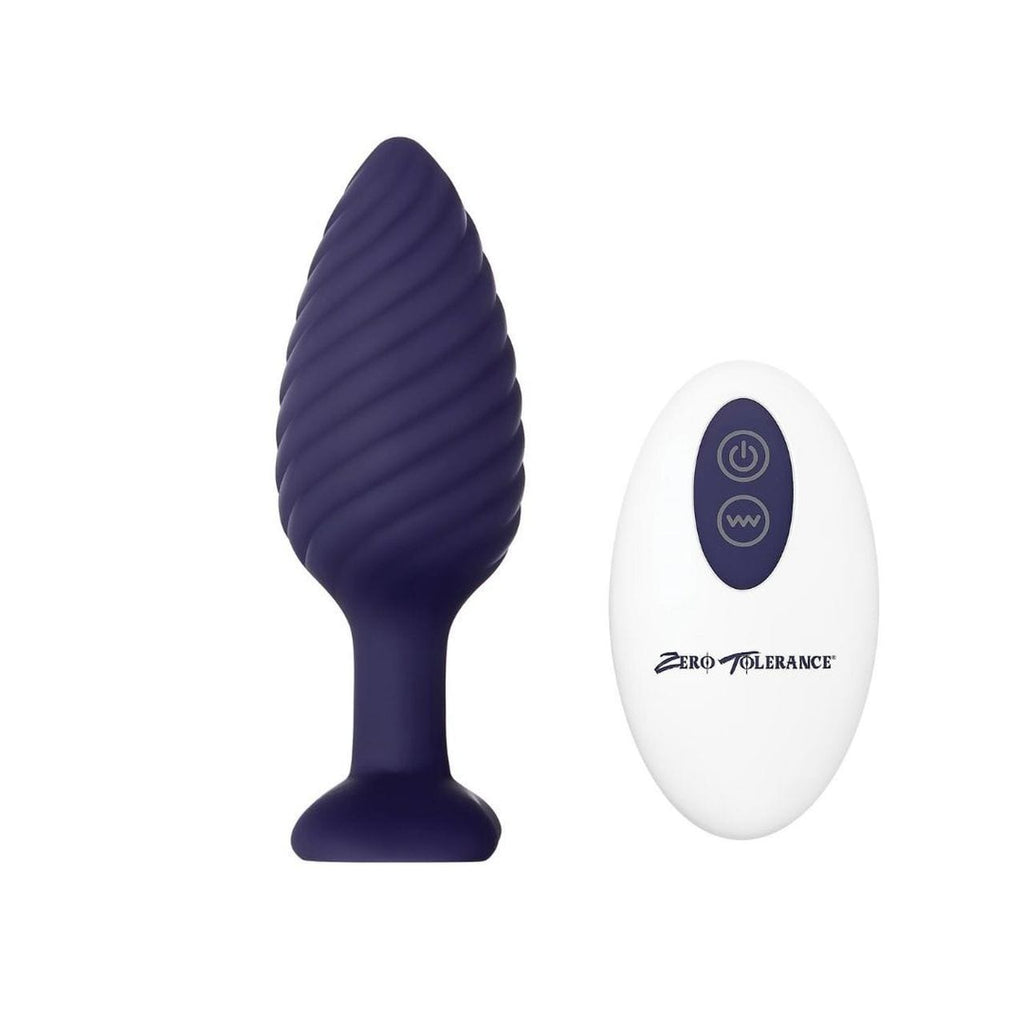 Zero Tolerance Wicked Twister Rechargeable Anal Plug w/Remote