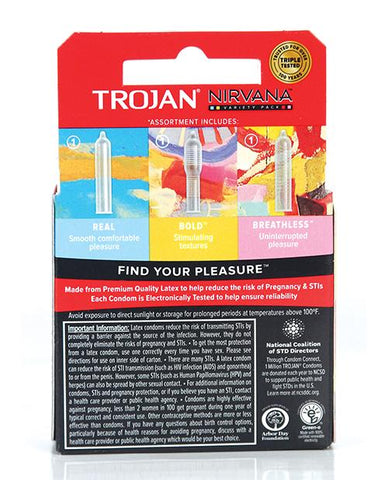 Trojan Nirvana Condom - Pack Of 3