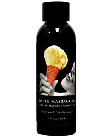 Earthly Body Edible Massage Oil - 2 Oz-Massage Products-Earthly Body-Vanilla-Slightly Legal Toys