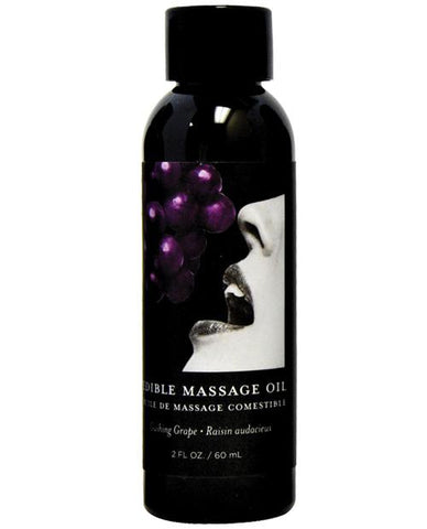 Earthly Body Edible Massage Oil - 2 Oz-Massage Products-Earthly Body-Grape-Slightly Legal Toys