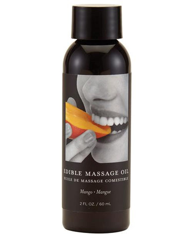 Earthly Body Edible Massage Oil - 8 Oz-Massage Products-Earthly Body-Mango-2 oz-Slightly Legal Toys