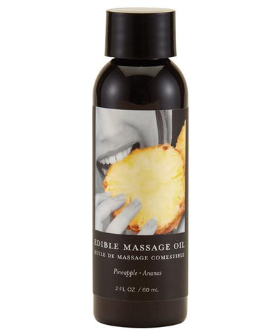 Earthly Body Edible Massage Oil - 2 Oz-Massage Products-Earthly Body-Pineapple-Slightly Legal Toys