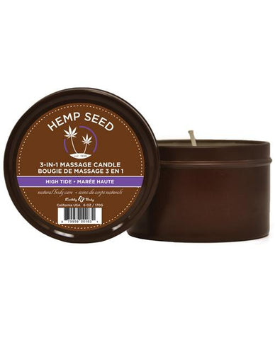 Earthly Body Suntouched Hemp Candle - 6 Oz-Setting The Mood-Earthly Body-High Tide-Slightly Legal Toys