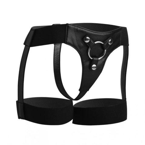 Strap U Bardot Elastic Strap-On Harness w/Thigh Cuffs