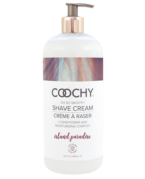 Coochy Shave Cream - 32 Oz Pump Bottle-Body & Bath Products-Classic Brands-island paradise-Slightly Legal Toys