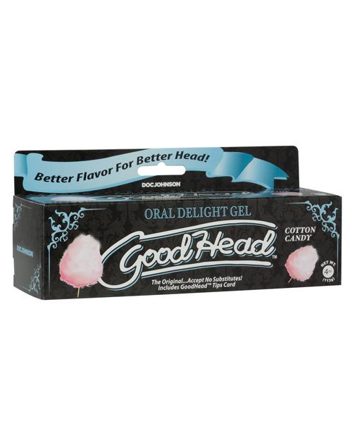 GoodHead Oral Gel - 4 Oz-Sexual Enhancers-Doc Johnson-Cotton Candy-Slightly Legal Toys