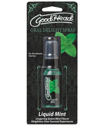 GoodHead Oral Delight Spray-Sexual Enhancers-Doc Johnson-Liquid Mint-Slightly Legal Toys