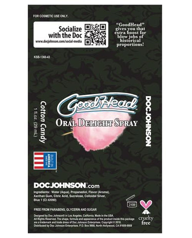 GoodHead Oral Delight Spray-Sexual Enhancers-Doc Johnson-Slightly Legal Toys
