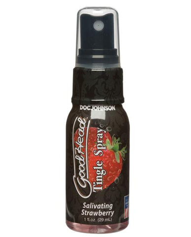 GoodHead Tingle Spray-Sexual Enhancers-Doc Johnson-Salivating Strawberry-Slightly Legal Toys