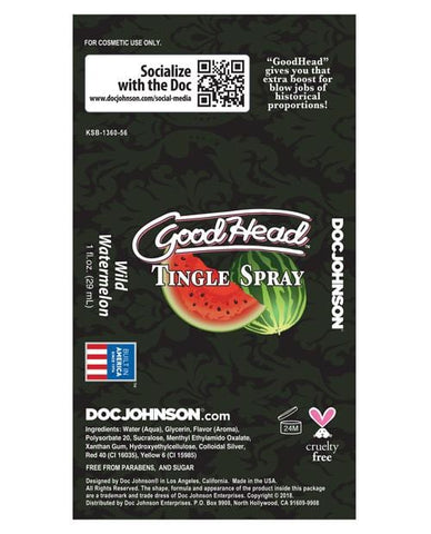 GoodHead Tingle Spray-Sexual Enhancers-Doc Johnson-Slightly Legal Toys