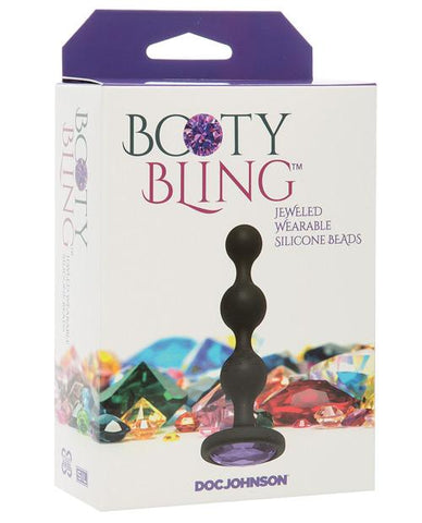 Booty Bling Wearable Silicone Beads-Anal Products-Doc Johnson-Slightly Legal Toys