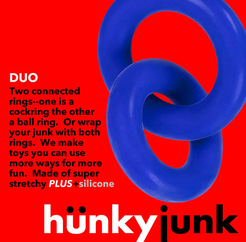 Hunky Junk Duo Linked Cock & Ball Rings