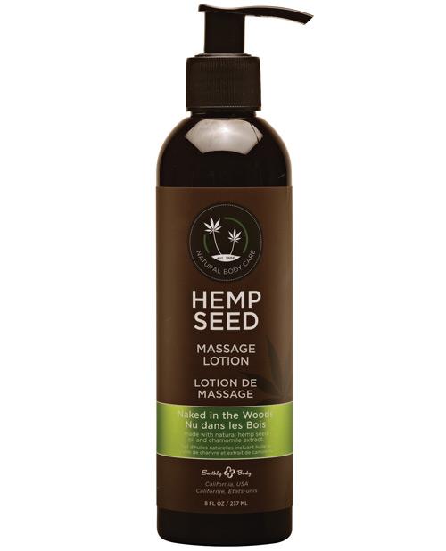 Earthly Body Hemp Seed Massage Lotion-Massage Products-Earthly Body-Naked in the Woods-8 oz.-Slightly Legal Toys