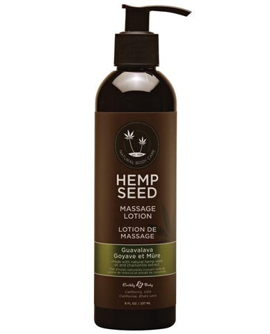 Earthly Body Hemp Seed Massage Lotion-Massage Products-Earthly Body-Guavalava-8 oz.-Slightly Legal Toys