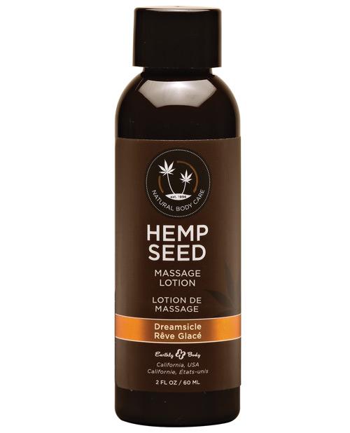 Earthly Body Hemp Seed Massage Lotion-Massage Products-Earthly Body-Dreamsicle-2 oz.-Slightly Legal Toys