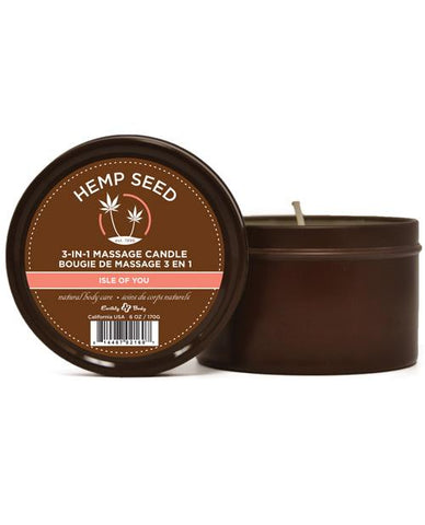 Hemp Seed 3-in-1 Massage Candle - 6 Oz