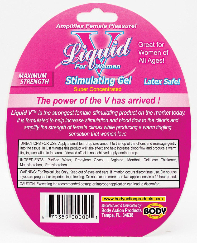 Liquid V Female Stimulant-Sexual Enhancers-Body Action Products-Slightly Legal Toys