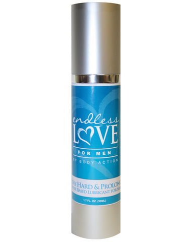 Endless Love For Men Stayhard & Prolong Lubricant - 1.7 Oz-Sexual Enhancers-Body Action Products-Slightly Legal Toys