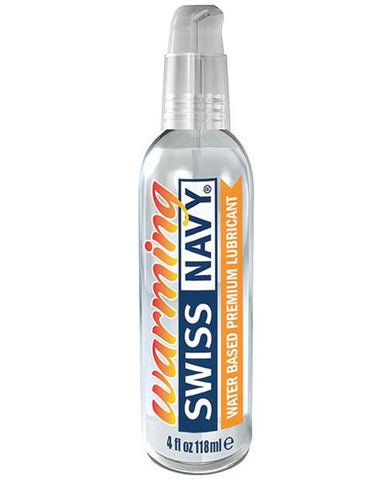 Swiss Navy Warming Water Based Lube - 4 Oz - Slightly Legal Toys - Swiss Navy Warming Water Based Lube - 4 Oz Warming M.D. Science Lab
