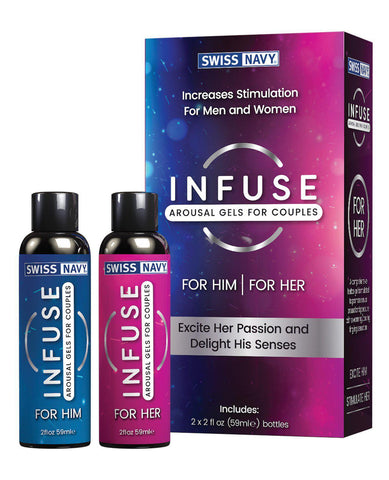 Swiss Navy Infuse Arousal Gels For Couples-Lubricants-M.D. Science Lab-Slightly Legal Toys