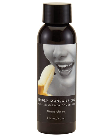 Earthly Body Edible Massage Oil - 8 Oz-Massage Products-Earthly Body-Banana-2 oz-Slightly Legal Toys