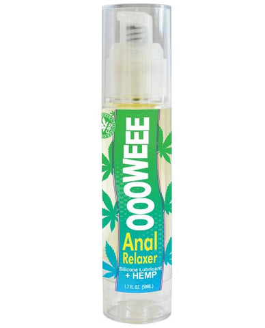 OOOWEE Anal Relaxer Silicone Lubricant + Hemp - 1.7 Oz