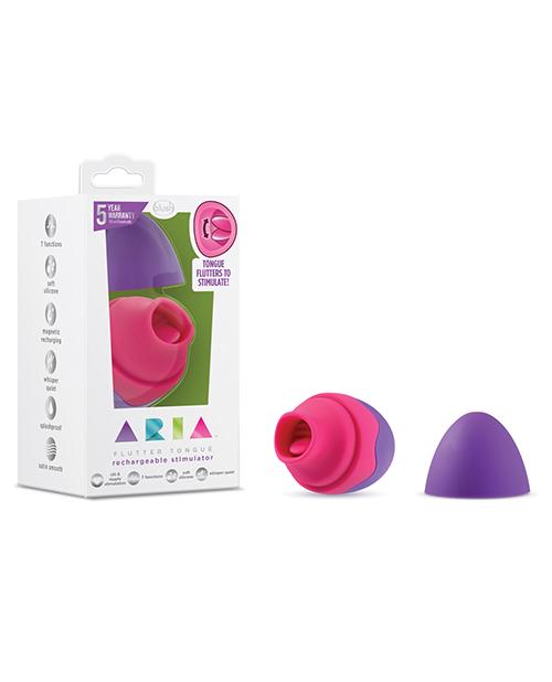 Aria Flutter Tongue - Slightly Legal Toys - Aria Flutter Tongue abs_plastic, Kits, licker, PR - Purple, silicone Blush Novelties