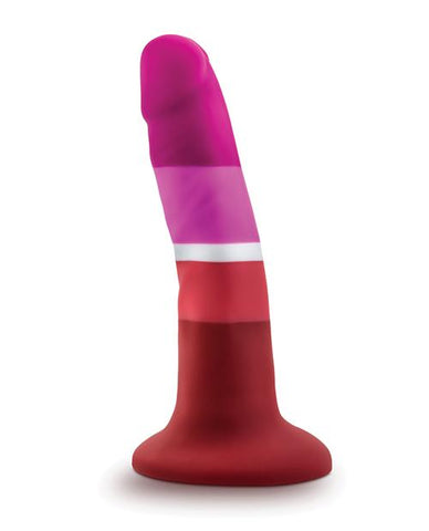 Avant Pride 3 Silicone Dildo - Lipstick Lesbian - Slightly Legal Toys - Avant Pride 3 Silicone Dildo - Lipstick Lesbian Probes & Plugs, silicone Blush Novelties