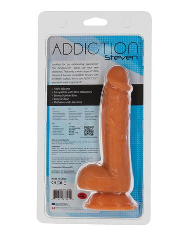 Addiction Steven 7.5" Dildo - Slightly Legal Toys - Addiction Steven 7.5" Dildo abs_plastic, silicone, Suction Cup B.M.S. Enterprises