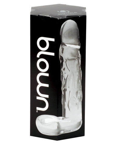 Blown Realistic Glass Large - Clear-Dongs & Dildos-Spartacus-Slightly Legal Toys