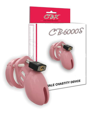 CB-6000S 2.5" Cock Cage & Lock Set - Slightly Legal Toys - CB-6000S 2.5" Cock Cage & Lock Set Cock Cages, Pink A.L. Enterprises INC